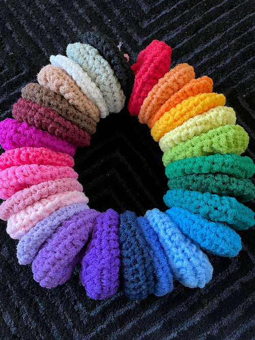 Handmade Nylon Scrubbies crafted to LAST!